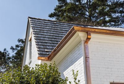 Copper Gutters are a Beautiful Addition to the Exterior of Your Home!